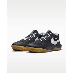 Nike Hyperquick Volleyball Shoes Black/Flat Silver/White Sz M 10 W 11.5